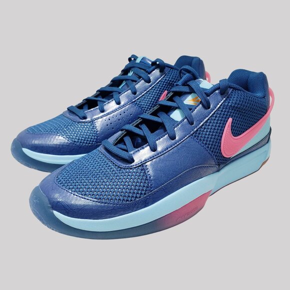 Nike Ja 1 NY vs. NY Blue Hyper Pink Basketball Sneakers FV1286-400 Men\'s 12 main image 5